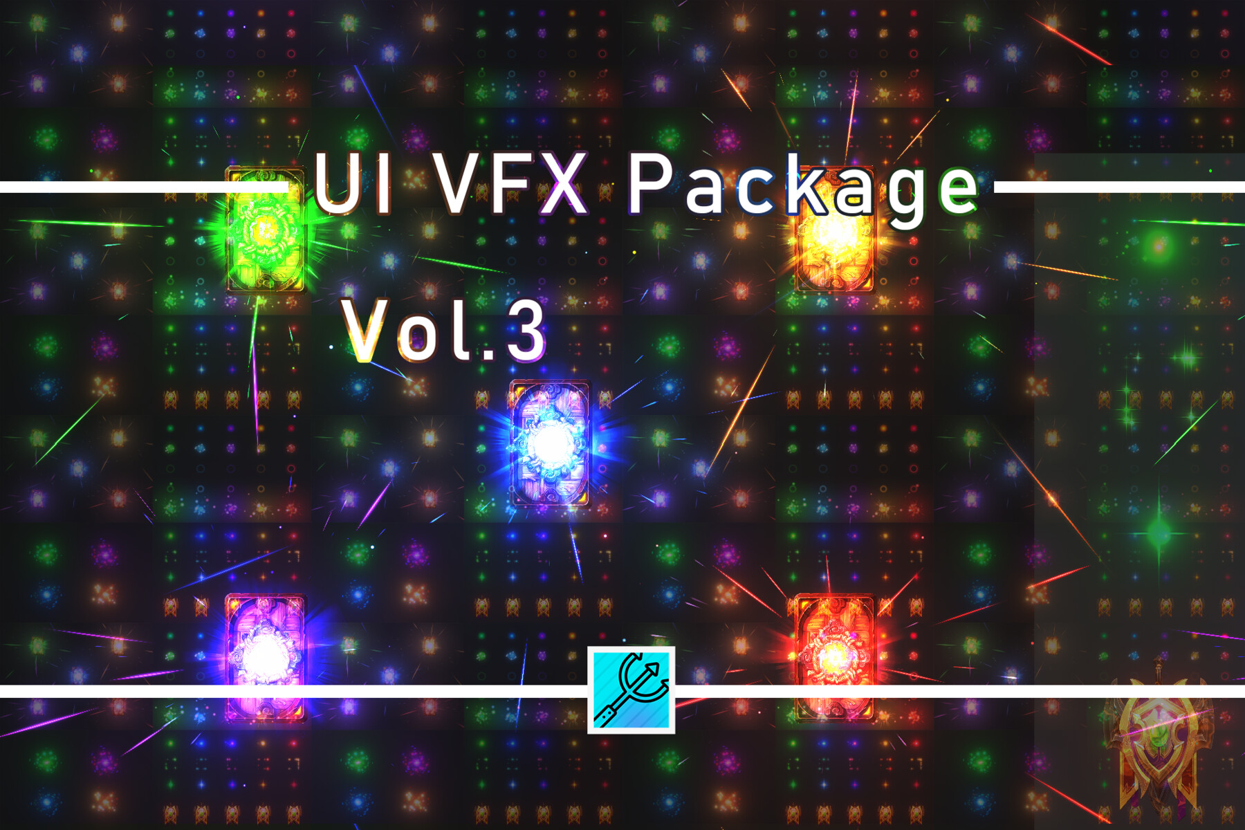 ArtStation Unity UI VFX Package Vol.3 / Visual Effects Game Assets