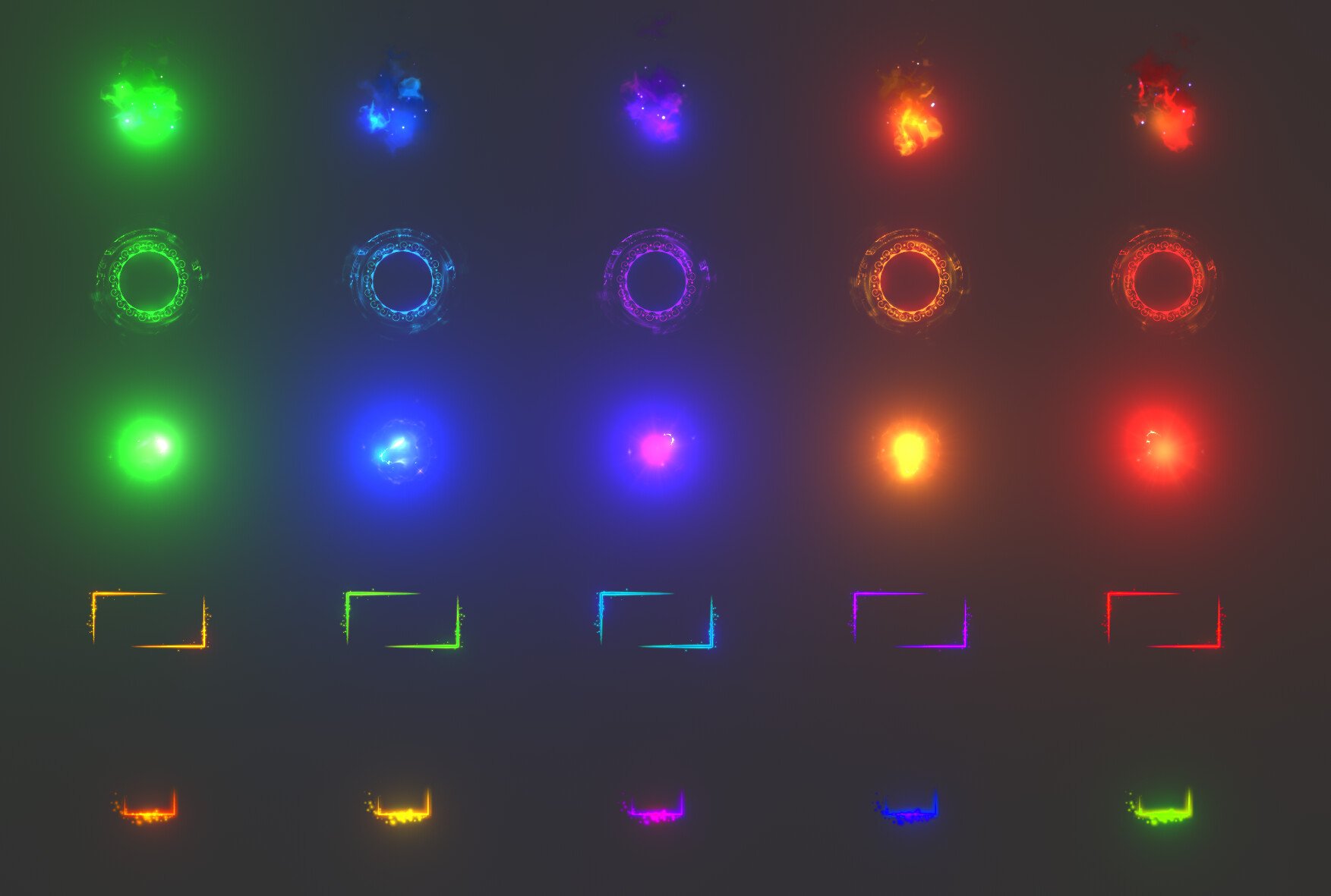 ArtStation - Unity UI VFX Package Vol.4 / Visual Effects | Game Assets