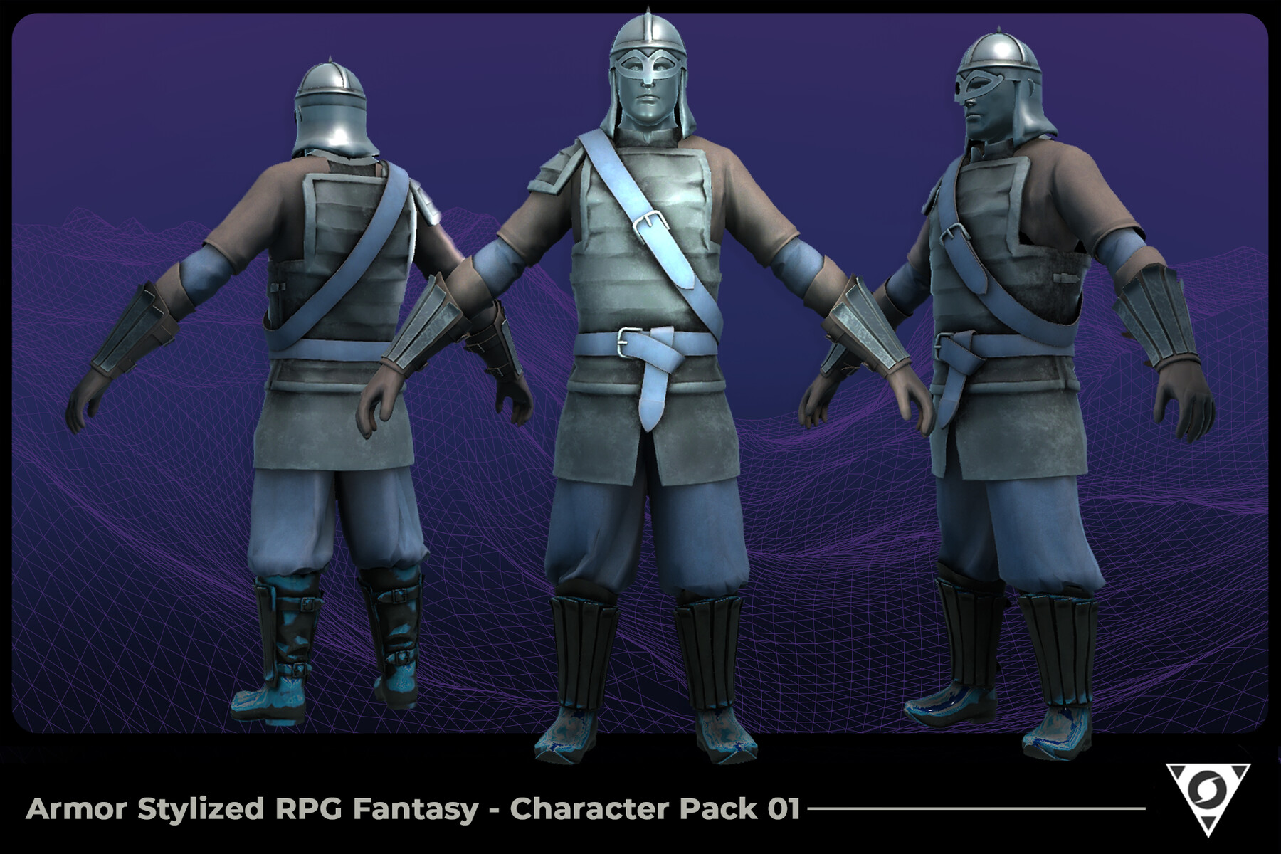 ArtStation - Armor Stylized RPG Fantasy - Character Pack 04 | Game Assets