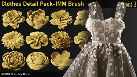 Clothes Details Pack-IMM Brush-vol3
