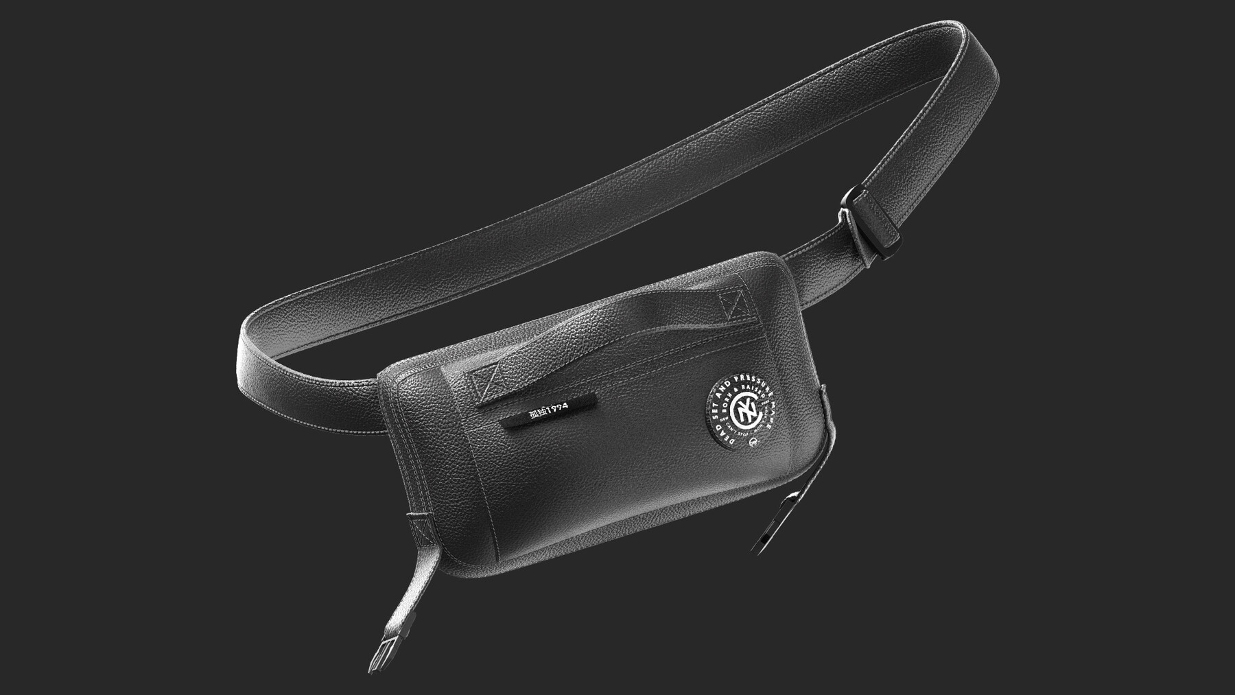 ArtStation - Future Fashion Waist Bag Fanny Pack #003 - Clo3D