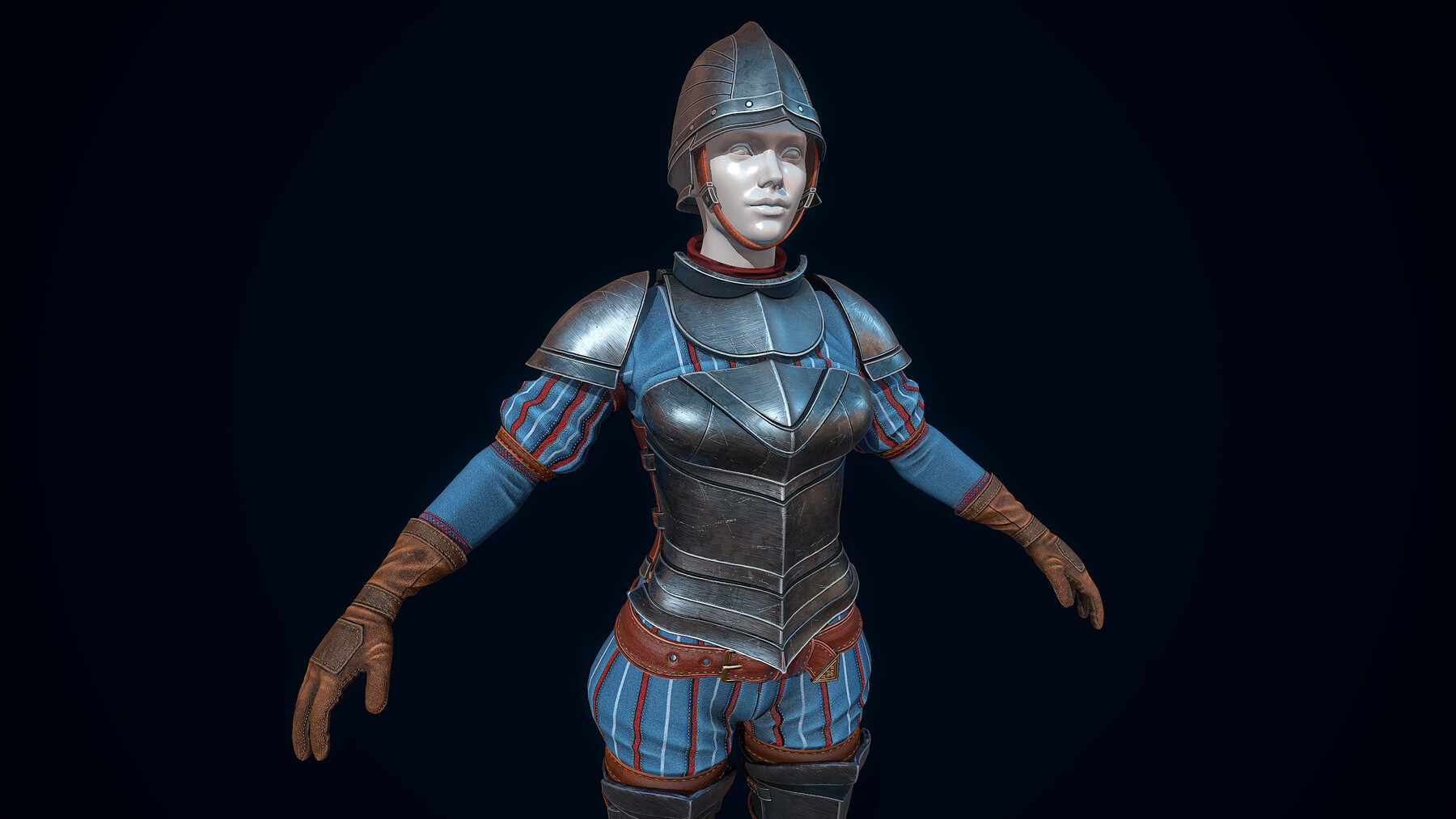 ArtStation - Female Guard Armor | Game Assets