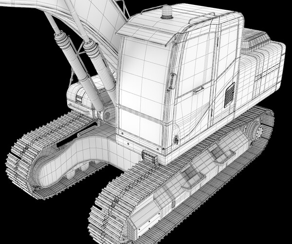 ArtStation Excavator Game Assets