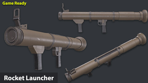 Rocket Launcher Game Ready 10