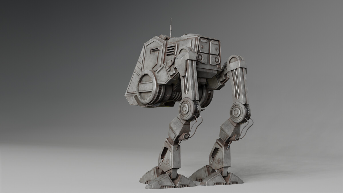 ArtStation - AT-PT, the mini Walker - Star Wars | Game Assets
