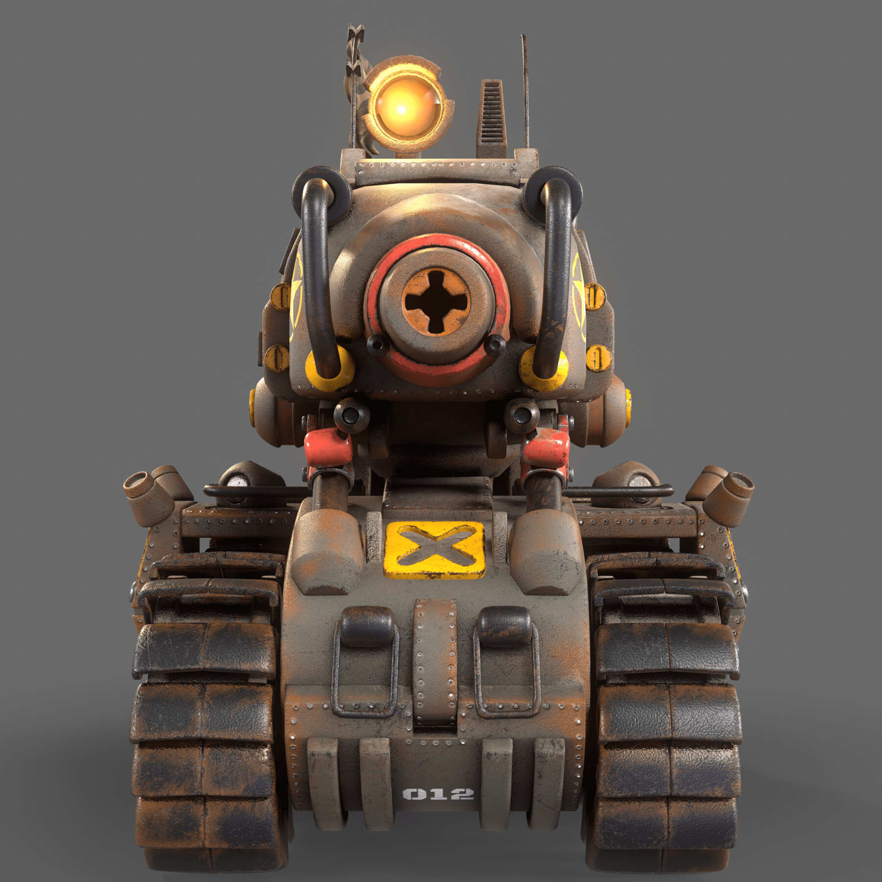 ArtStation - 3D Tank modeling & PBR texturing | Game Assets