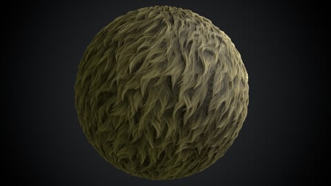 Realistic fur substance smart material