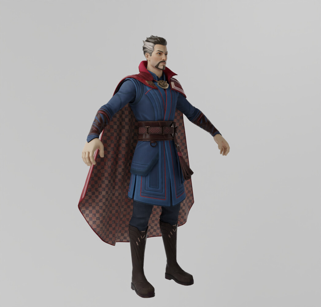 ArtStation - Dr Strange Lowpoly Rigged | Resources