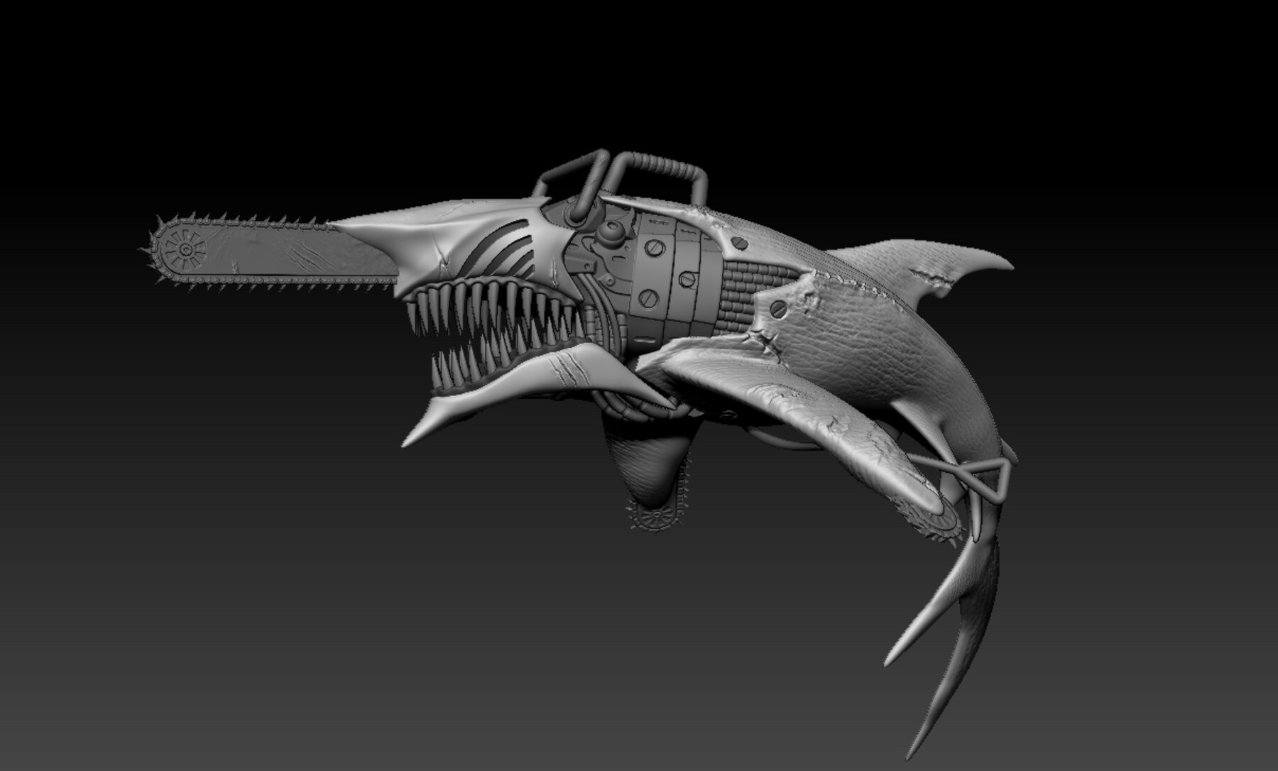 ArtStation - chainsaw man shark | Resources