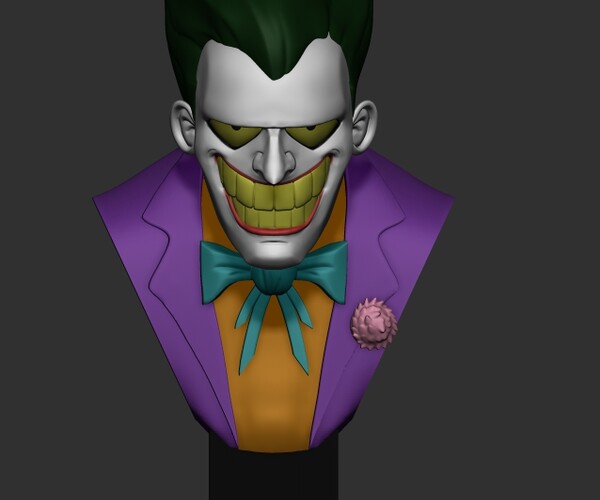 ArtStation - joker batman animated series for 3d print | Resources