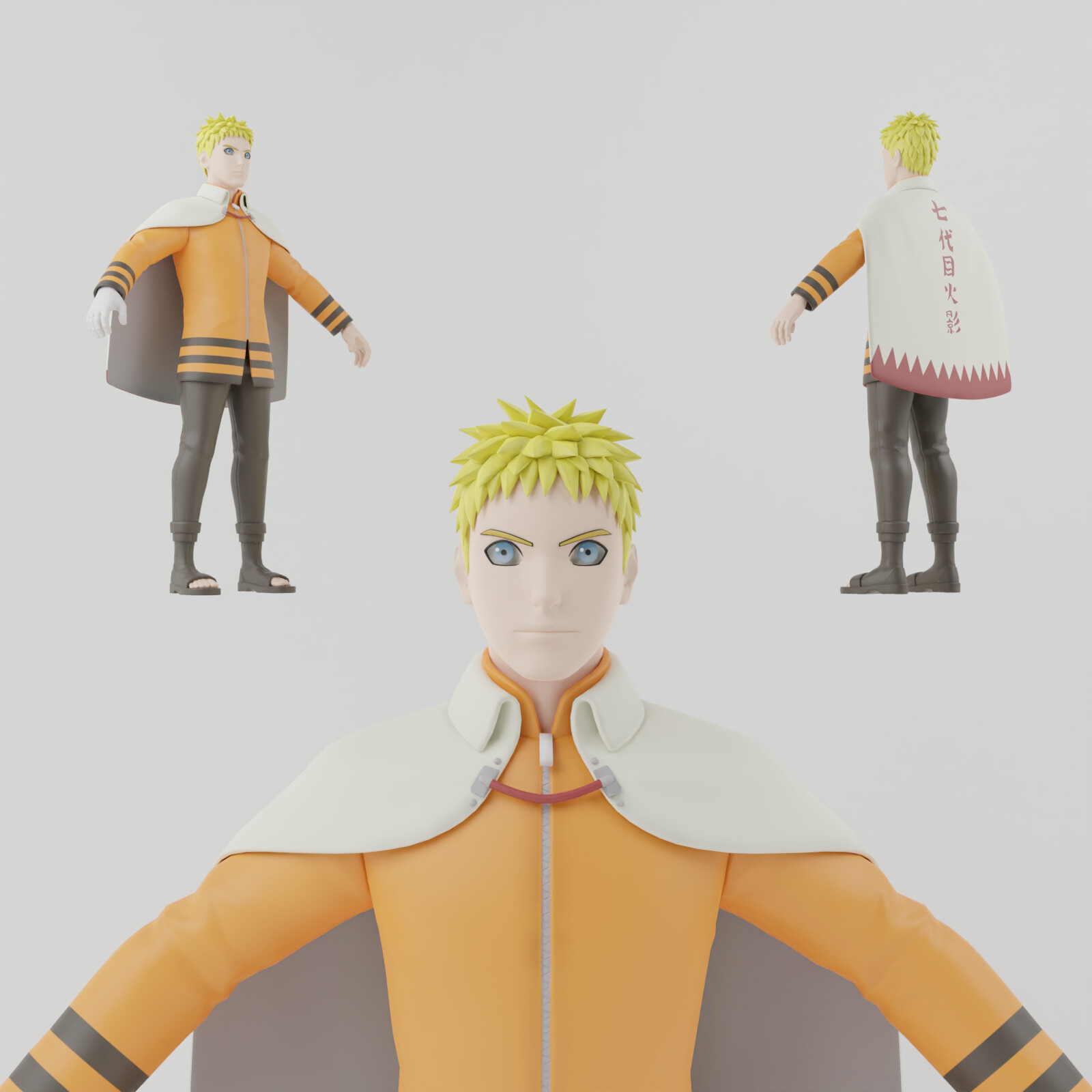 hokage naruto character model - Google Search  Naruto uzumaki, Naruto,  Naruto uzumaki hokage