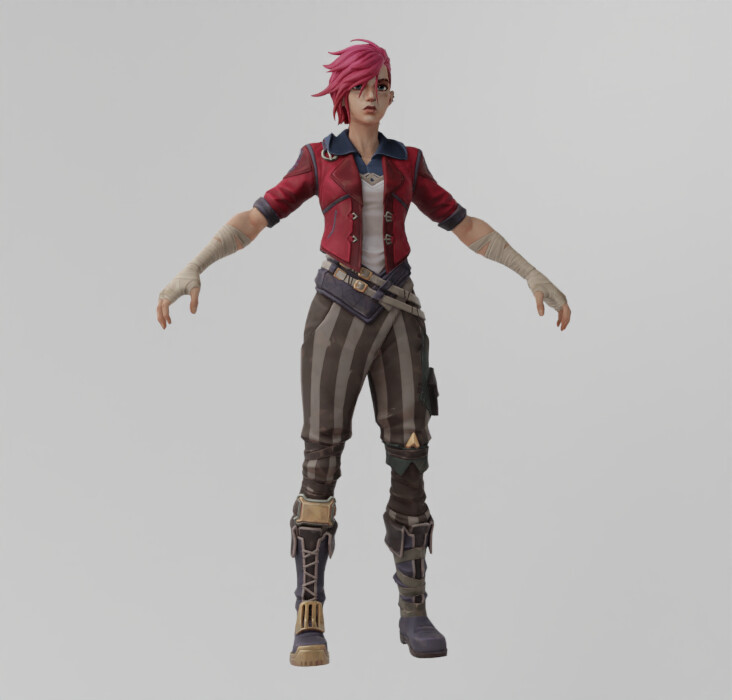 ArtStation - VI Arcane Lowpoly Rigged | Resources