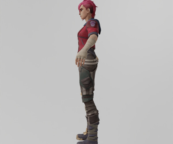 ArtStation - VI Arcane Lowpoly Rigged | Resources