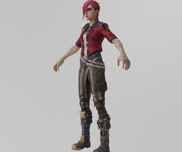 ArtStation - VI Arcane Lowpoly Rigged | Resources