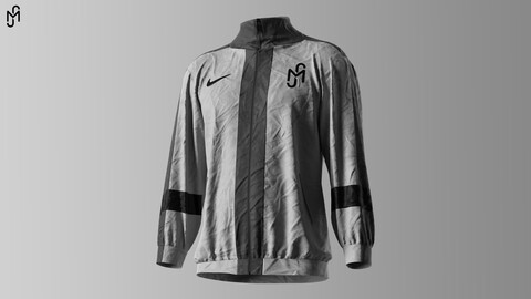 NIKE RAINCOAT  MOCKUP for CLO3D and Marvelous Designer