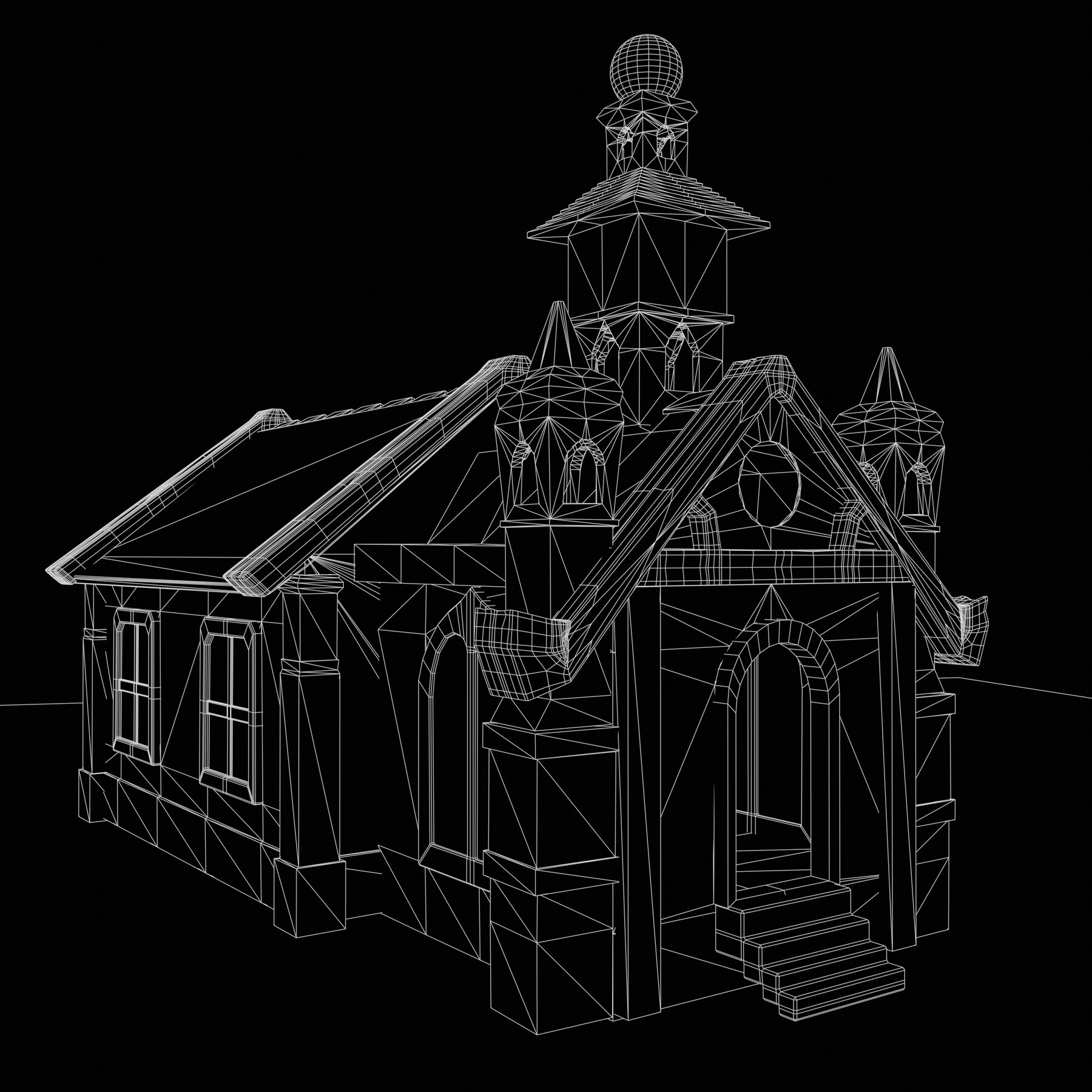 ArtStation - 3D Game House with PBR Texturing | Game Assets