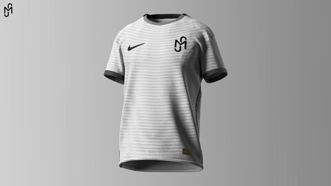 NIKE - LIVERPOOL 21/22 HOME MOCKUP & MANNEQUIN for CLO3D