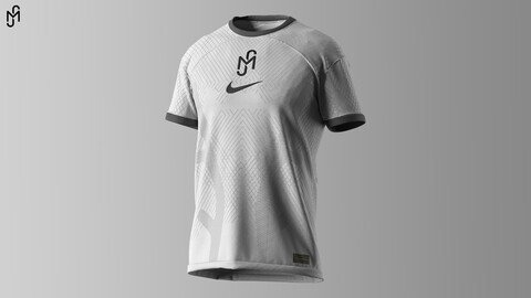 NIKE - PSG 22-23 HOME MOCKUP for CLO3D and Marvelous Designer