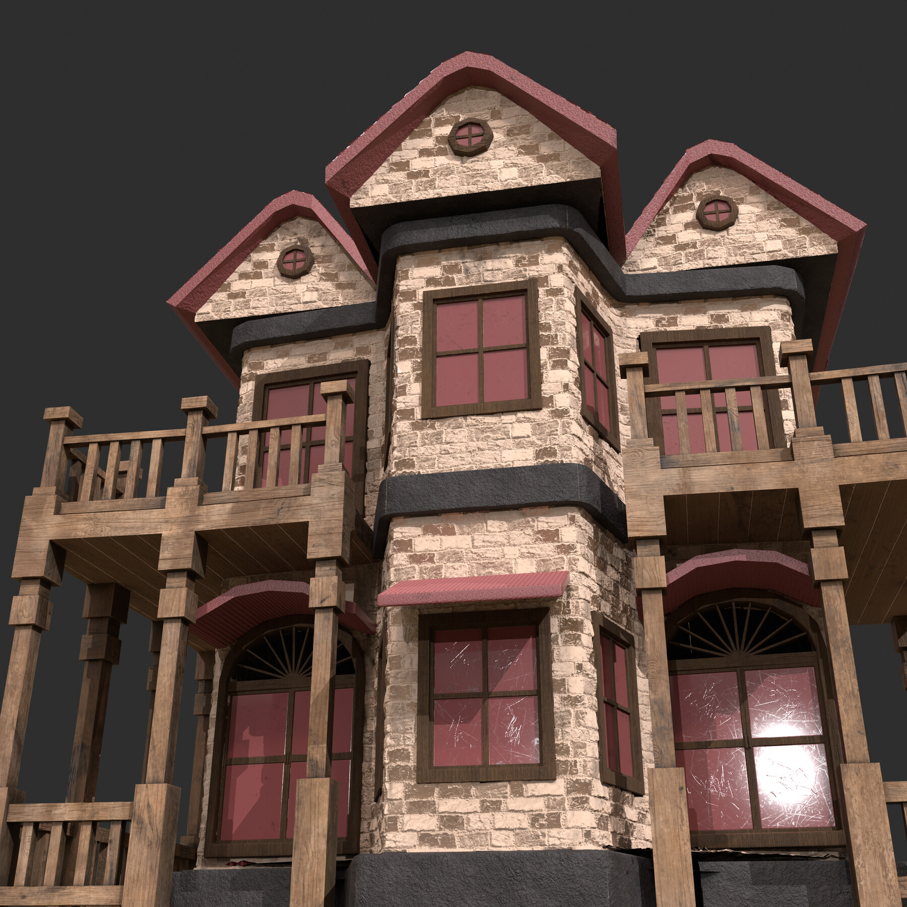 ArtStation - 3D Game House with PBR Texturing | Game Assets