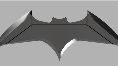 ArtStation - DCEU - Batman batarang 3D model | Resources