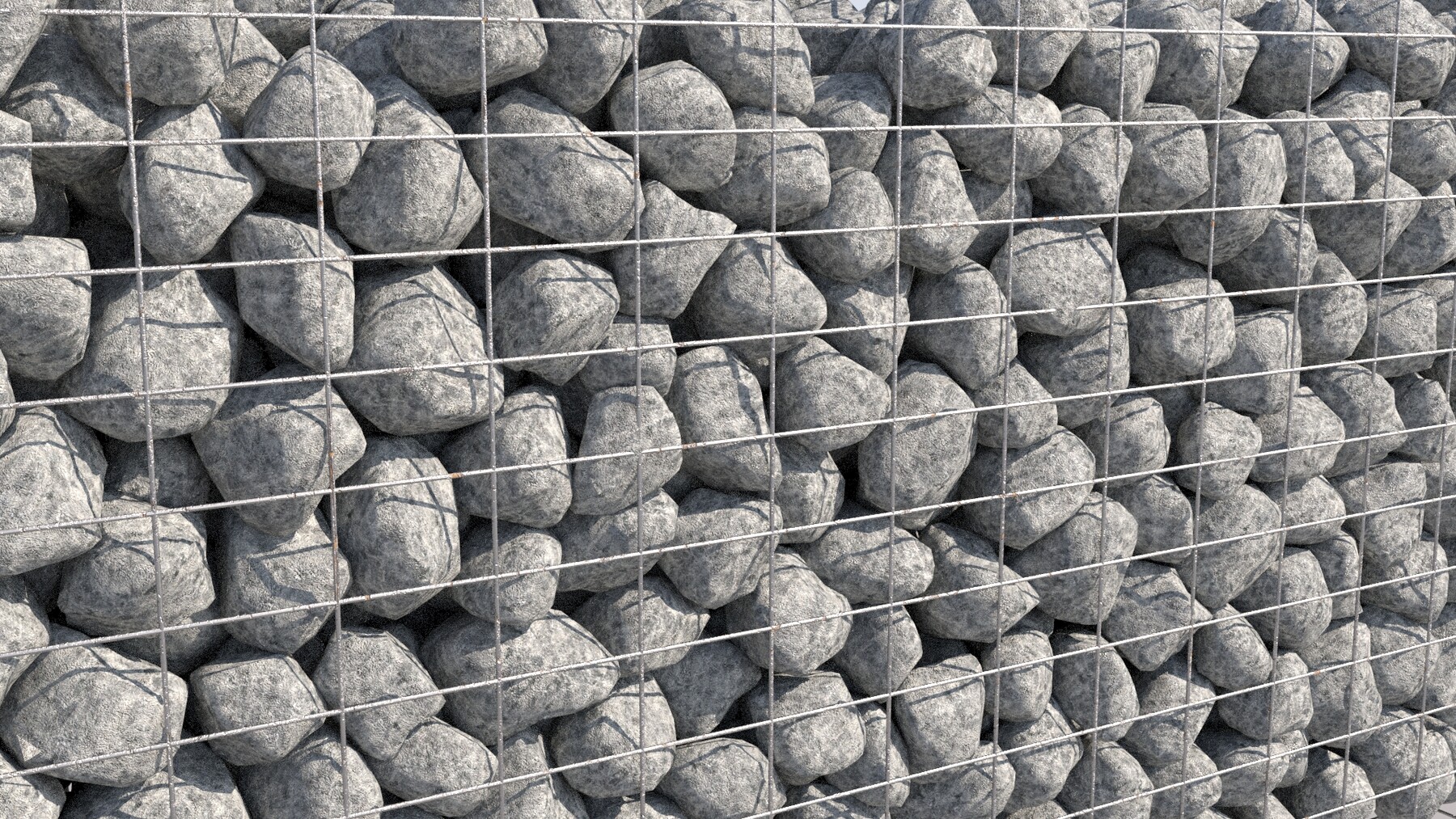 ArtStation Gabion Wall Game Assets