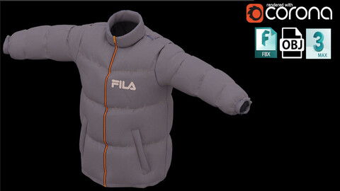 Fila Winter Down Jacket Low-poly