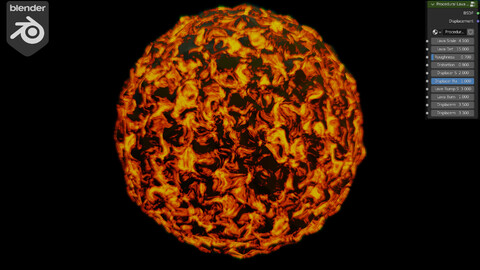 Procedural Lava Material