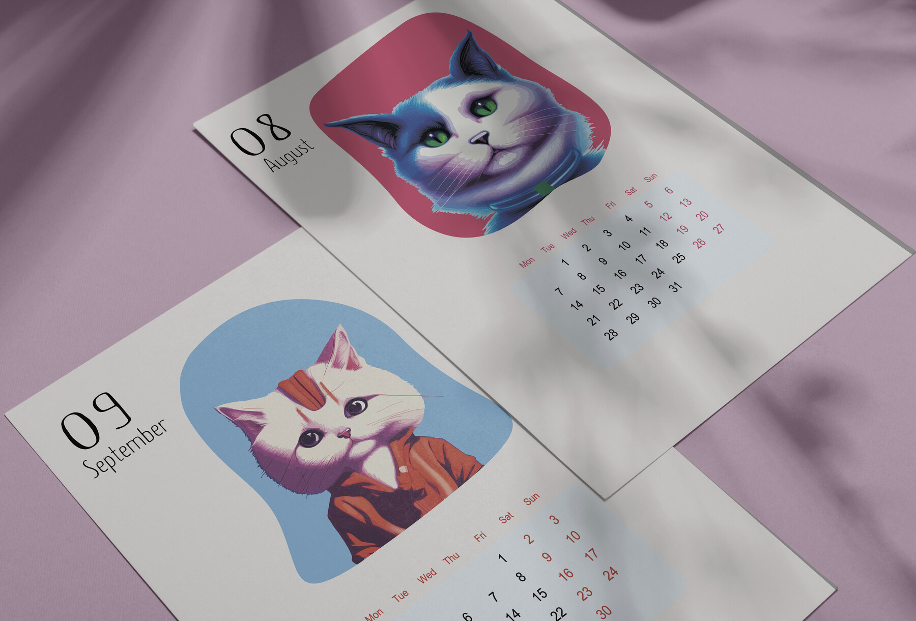 ArtStation - 2023 CALENDAR. (cat) | Artworks