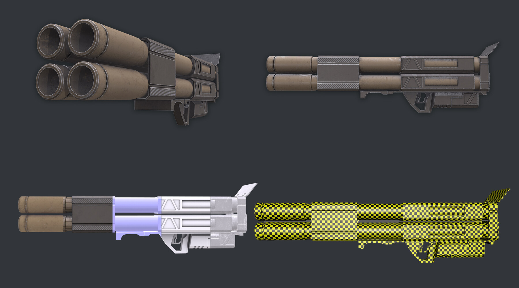 ArtStation - Rocket Launcher Pack Game Ready | Game Assets