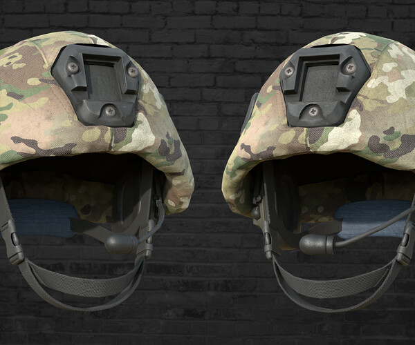 ArtStation - MILITARY Game Ready Kiver RSP Russian Helmet Low-poly 3D ...