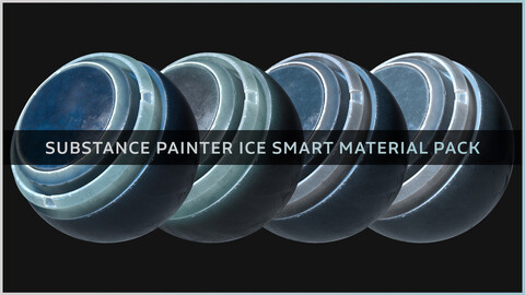 Substance Painter Ice Smart Material Pack