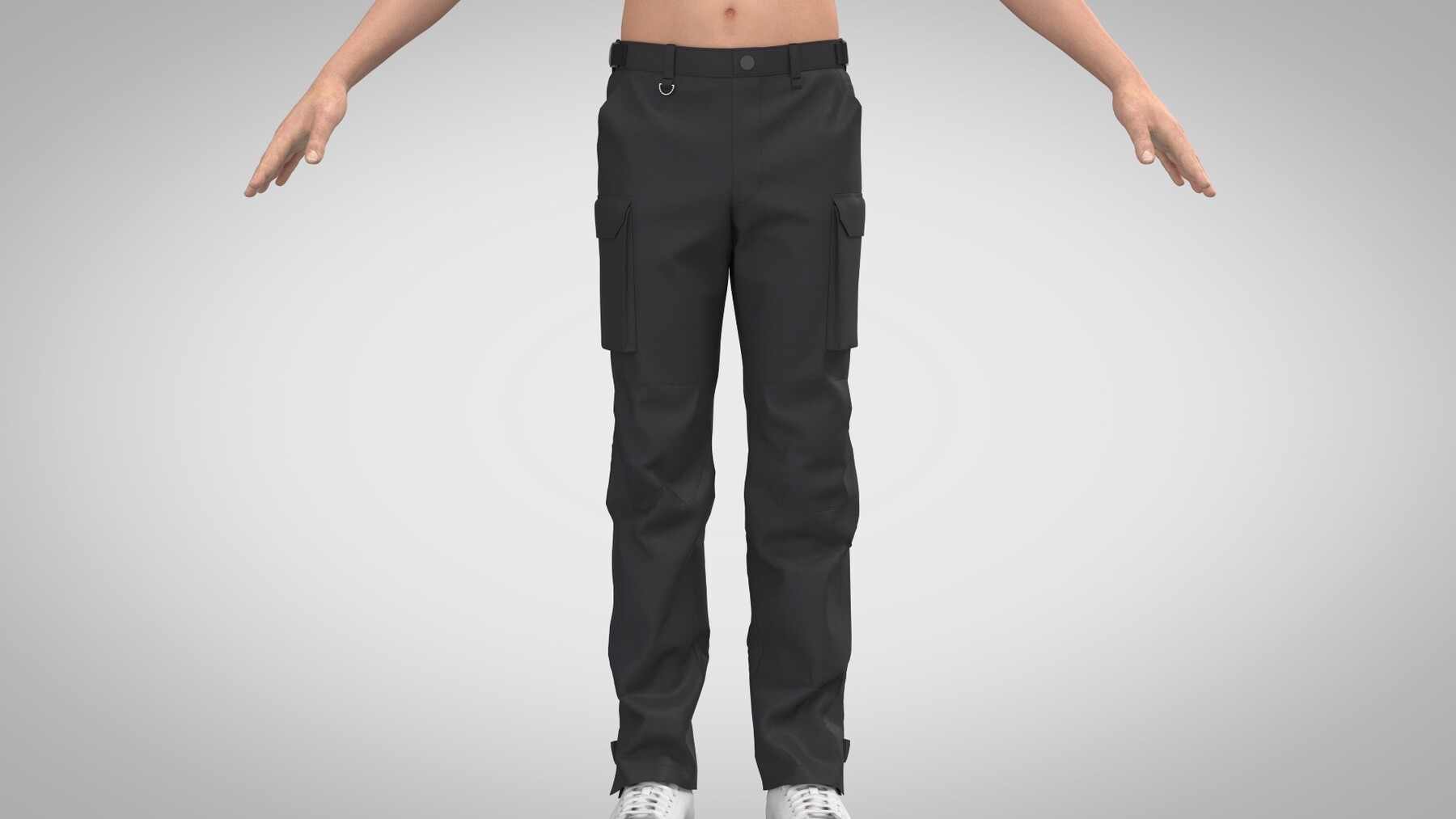 ArtStation - Cargo Pants 2, Marvelous Designer, Clo +obj, fbx | Resources