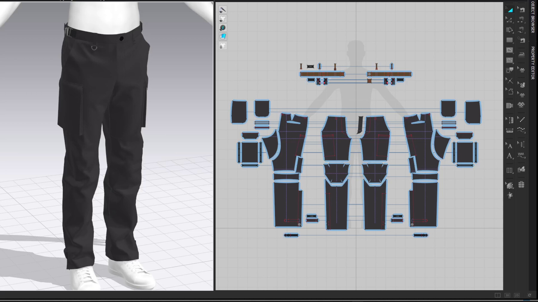 ArtStation - Cargo Pants 2, Marvelous Designer, Clo +obj, fbx | Resources