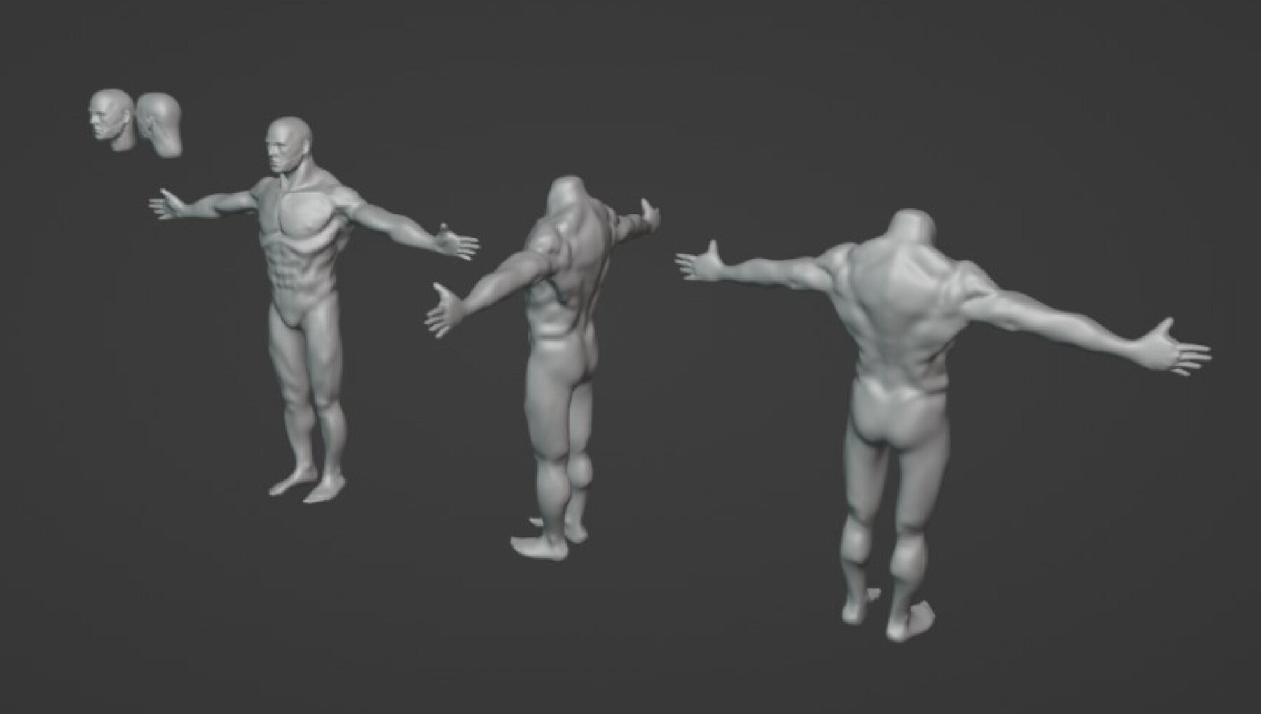 ArtStation - 3D MODEL FULL BODY SCULPT | Game Assets