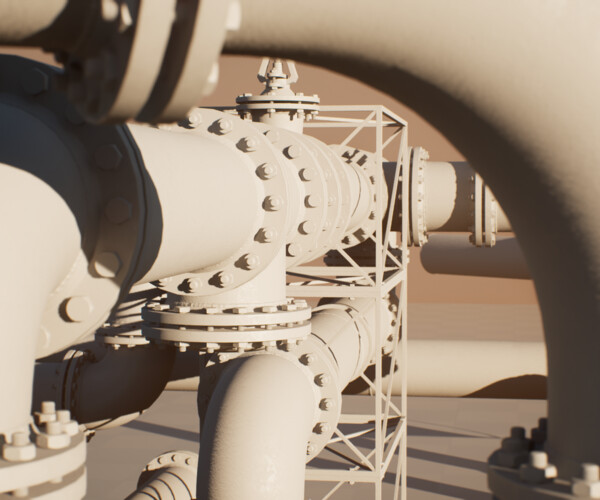 ArtStation - Modular Pipe Kit | Game Assets