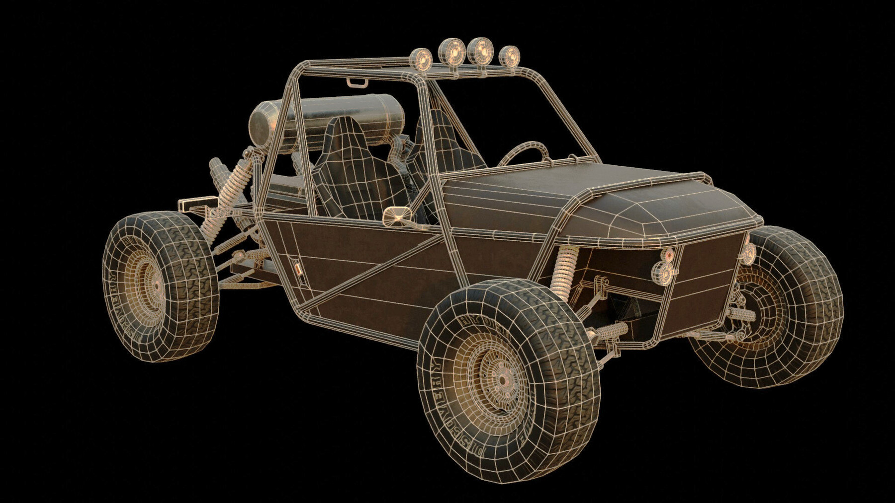 ArtStation - Dune buggy | Game Assets