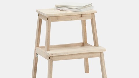 pure wood step stool