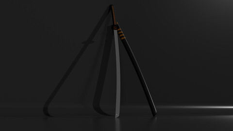 Katana 3d Game Ready Asset