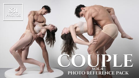 Couple vol. 4 Photo Reference Pack For Artists-831 JPEGs