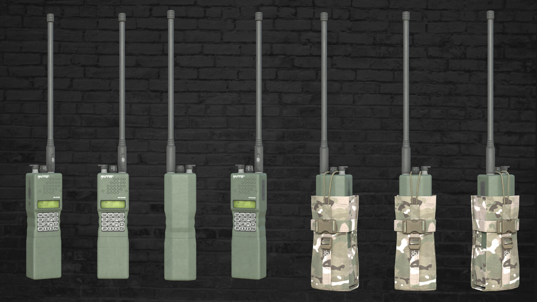 ArtStation - MILITARY Game Ready AN-PRC 152 Radio Low-poly 3D model ...