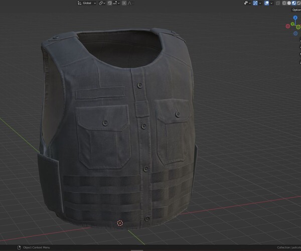 ArtStation - Tactical Bullet Proof Vest - PBR Lowpoly Game Ready