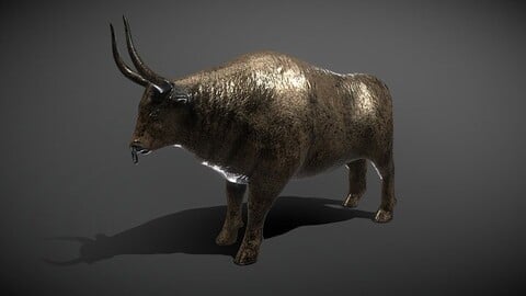 Bull Bronze Statue