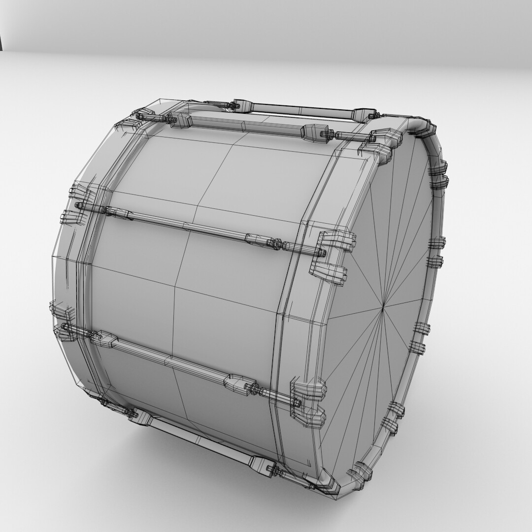 ArtStation Bass Drum Game Assets