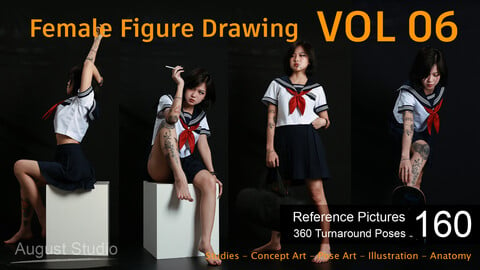 Female Figure Drawing - Vol 06 - Reference Pictures
