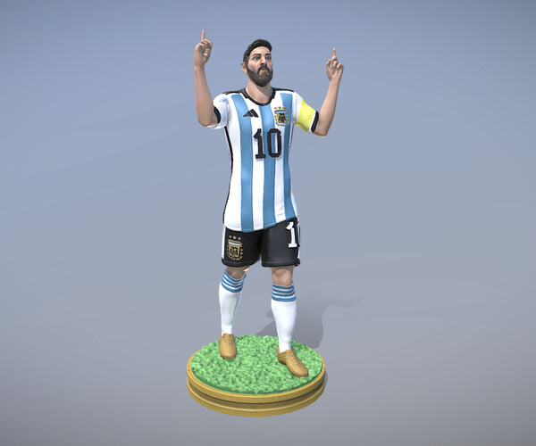 ArtStation - Lionel Messi Funko POP 3d print ready