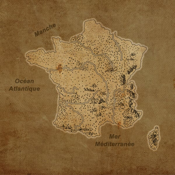 ArtStation - Carte de France | Artworks