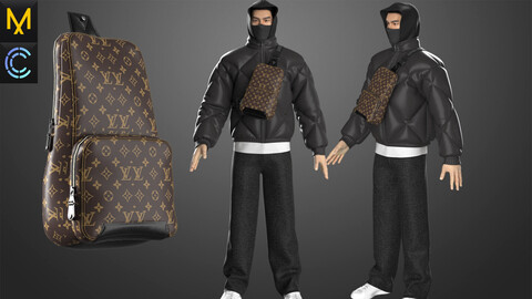 ArtStation - Bag Louis Vuitton LV OBJ mtl FBX ZPRJ