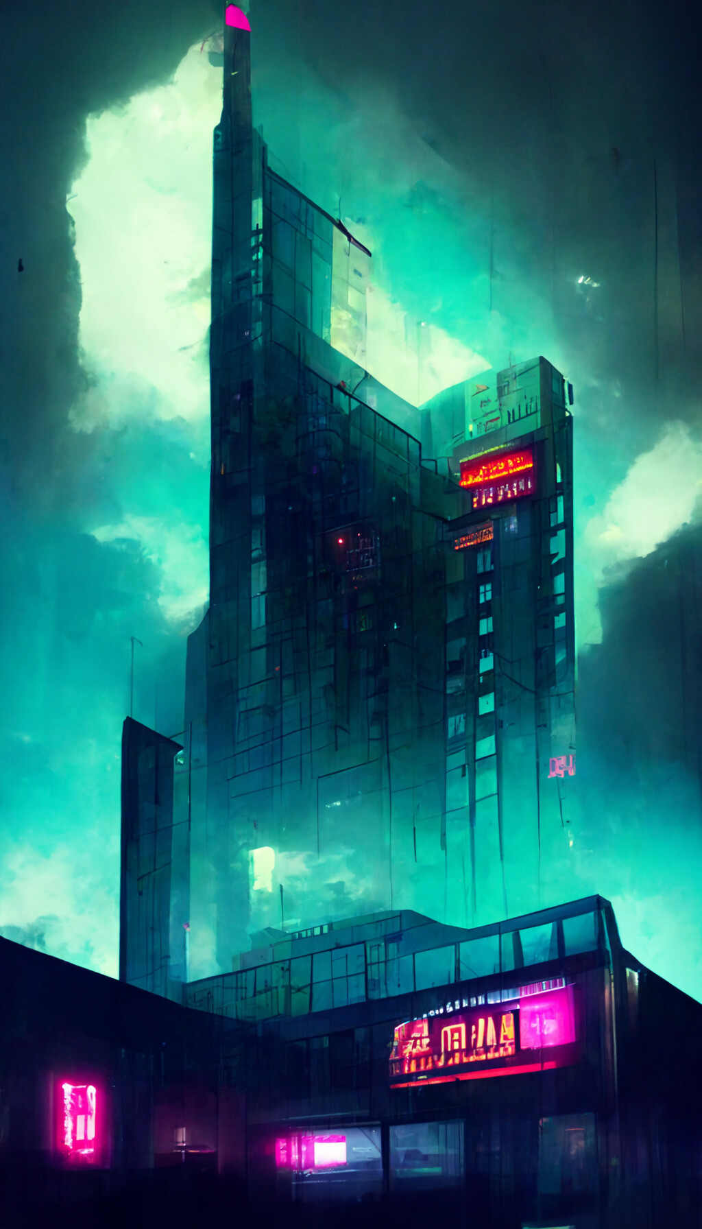 ArtStation - Cyberpunk Wallpaper - Vertical for mobile (Sharp and high  quality)