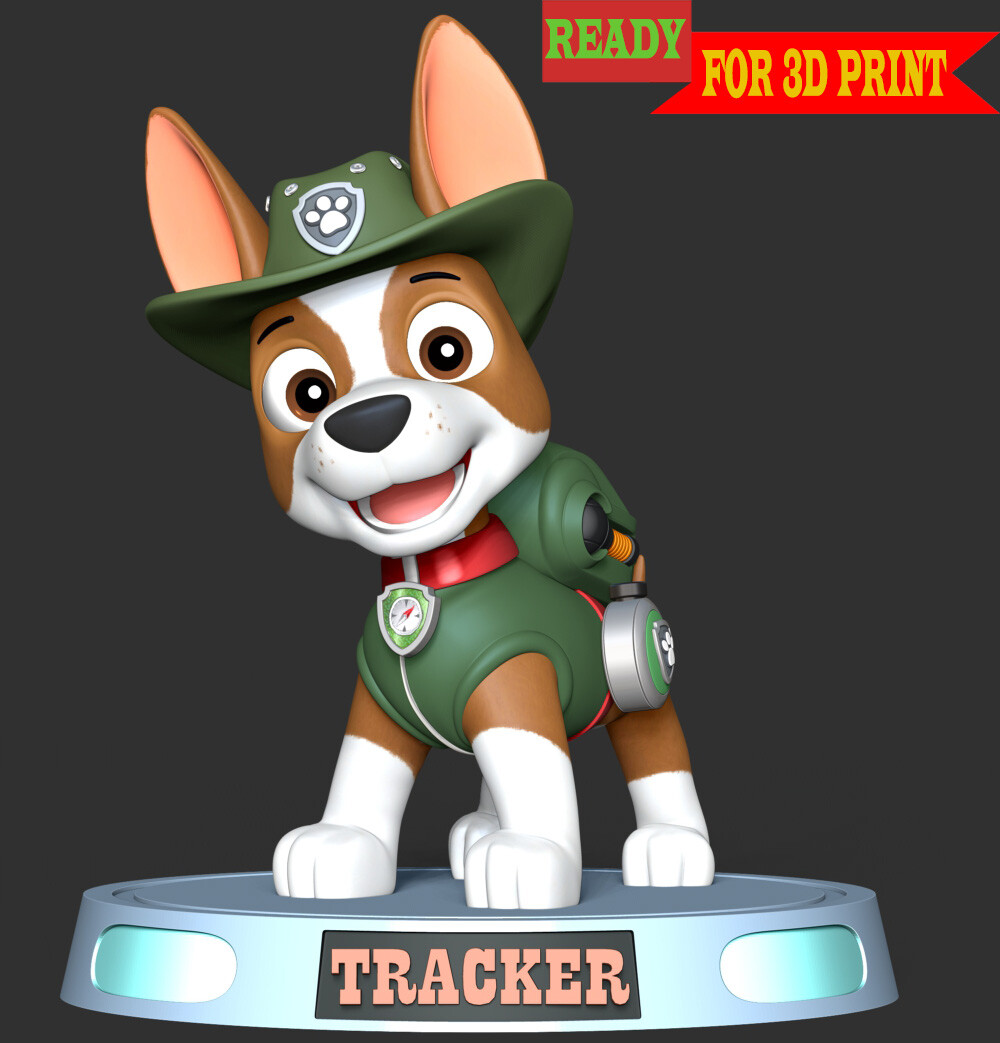 Skye Paw Patrol - 3D Print Model by Bon Bon Art