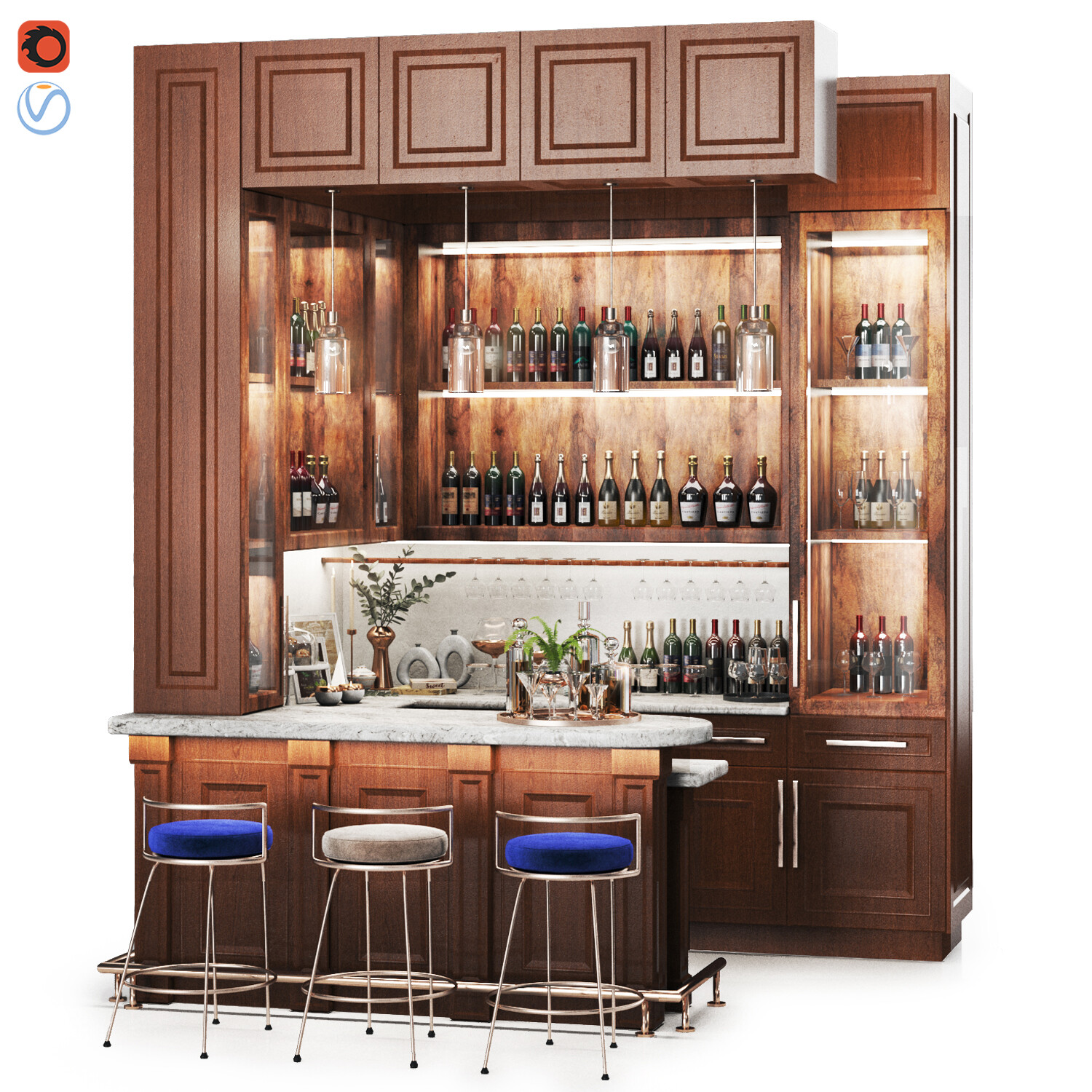 ArtStation MiniBar, home bar, cafe, restaurant Resources